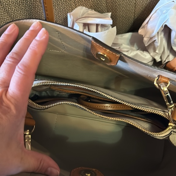 Michael Kors Satchel - Medium. Tan and brown. - Picture 7 of 9